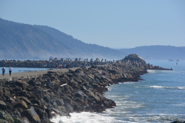 the rock jetty